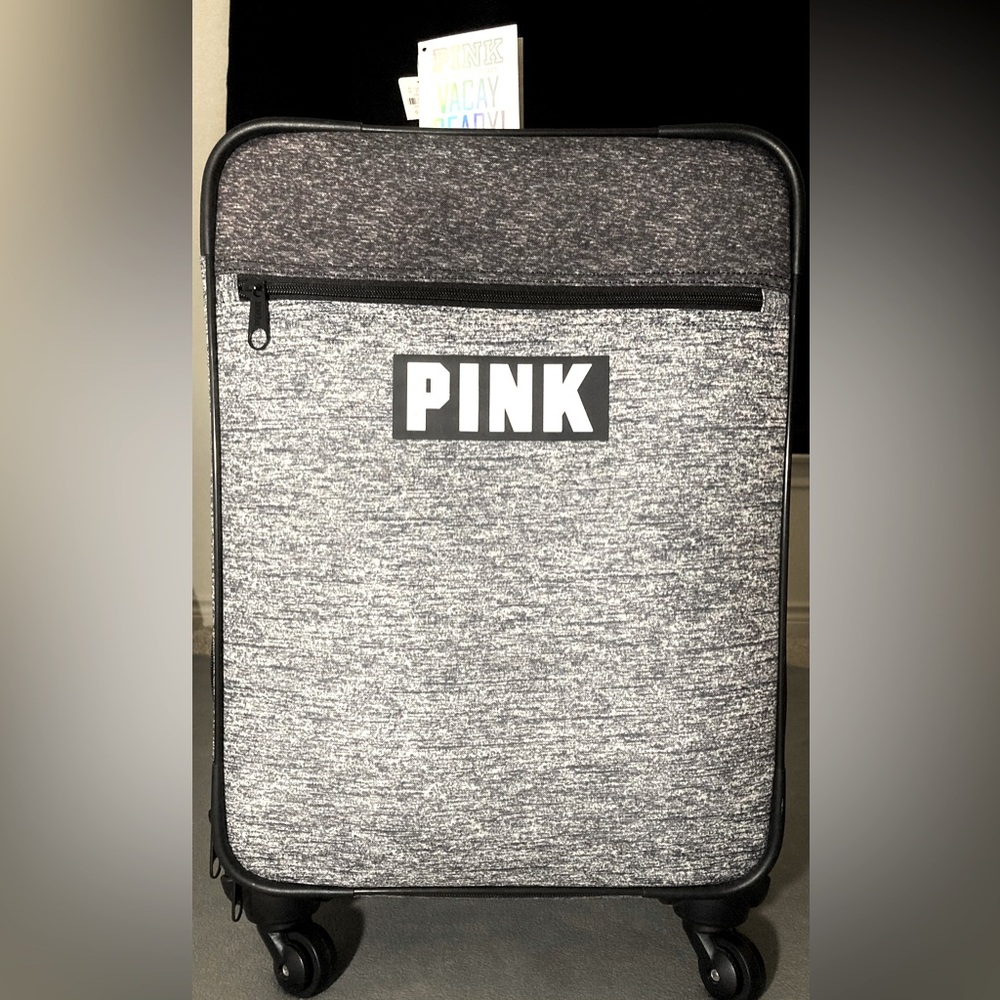 LOVE PINK Victoria secret Luggage carry on requirement wheelie suitcases NWT